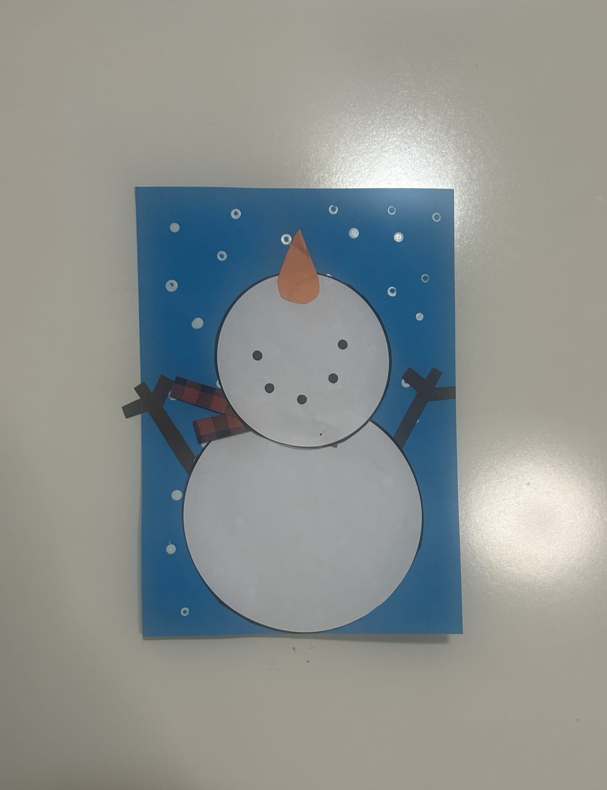 Simple Snowman Craft