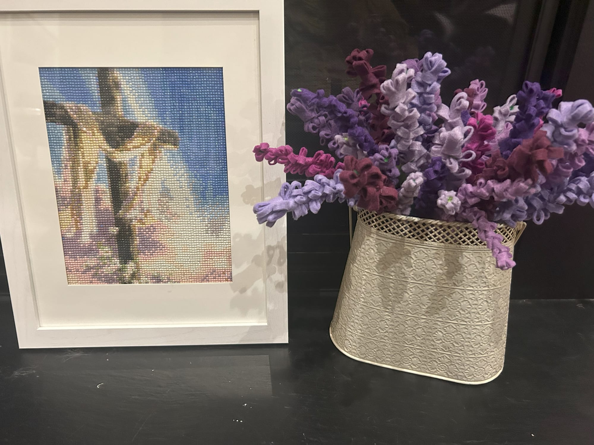 Felt Lavender Flowers