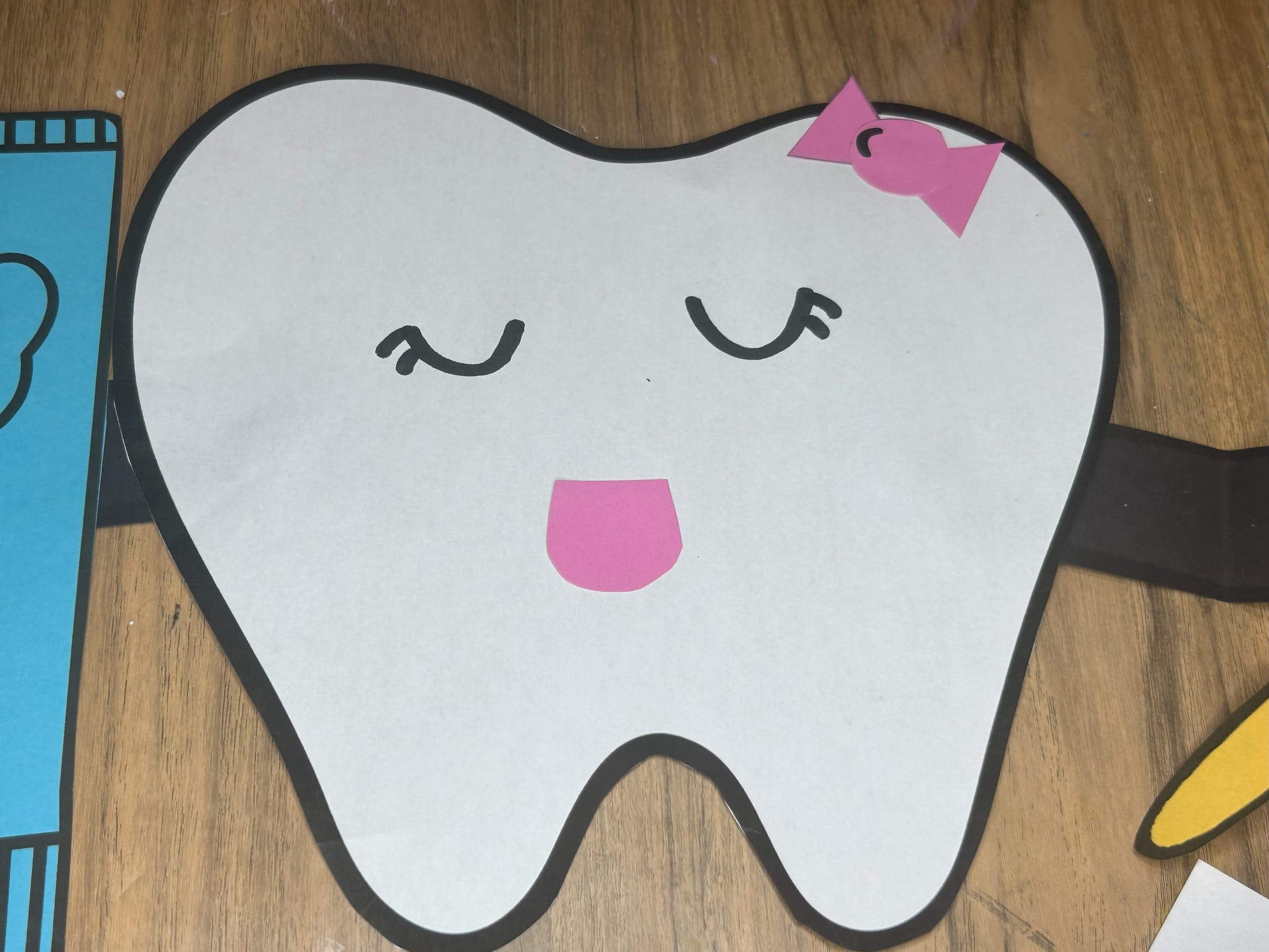 Tooth Craft for Kids (Easy Dental Health Activity)