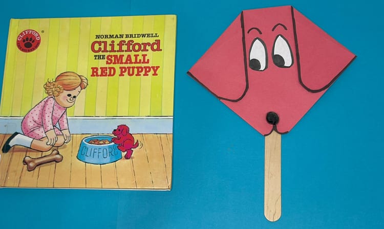 Clifford the Red Dog Retelling Puppet