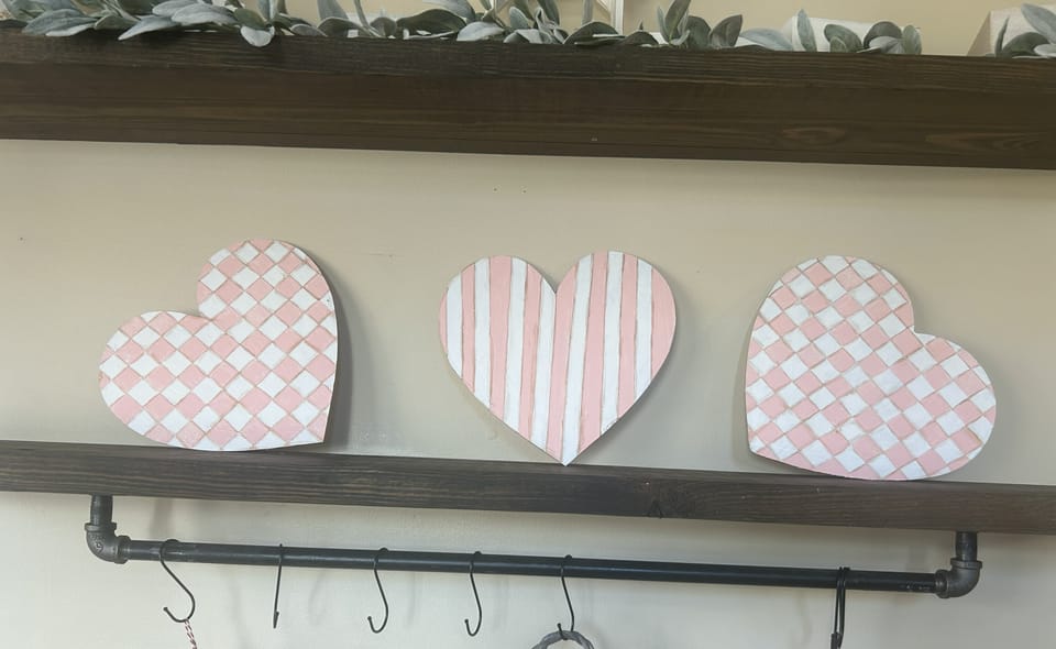 Dollar Tree Heart Craft -McKenzie Child Inspired